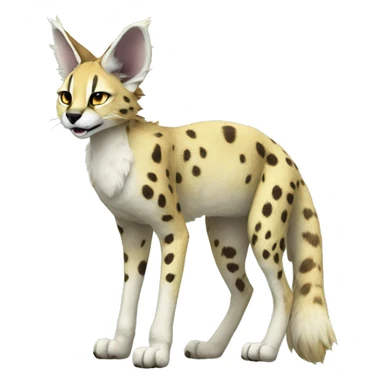 Sergal-Serval-Vernid full body sticker
