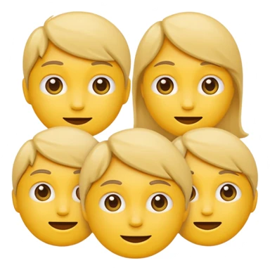 classic emoji, neutral face, neither feminine nor masculine, mischievous expression sticker