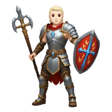 Animated warrior from Path of Exile 2 sticker