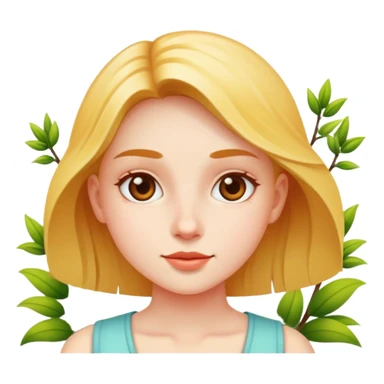 girl under the spring sun sticker