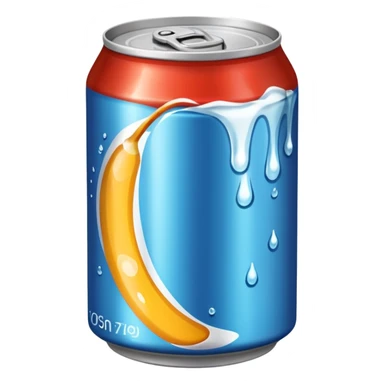 can of soda sticker