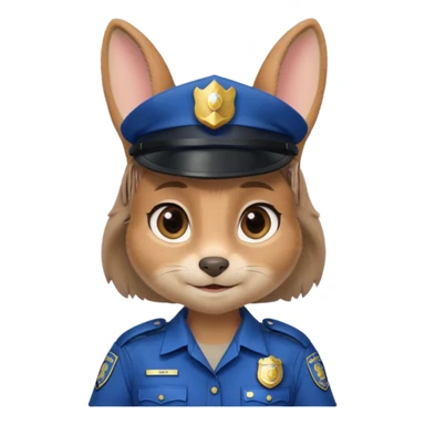 judy hopps from zootopia sticker