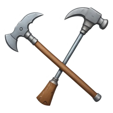 ore mining pickaxe sticker
