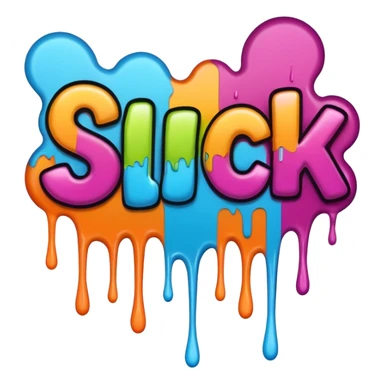 the word sick in graffiti font sticker