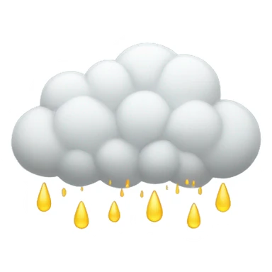 Cloud raining  sticker