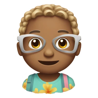 cute summer emojis  sticker