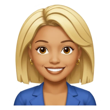 Tionne T-Boz Watkins with blonde hair  sticker