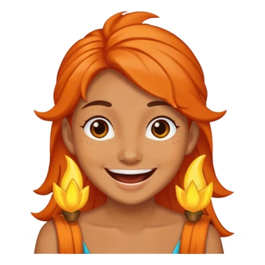 Ember Lumen from the Elemental movie sticker