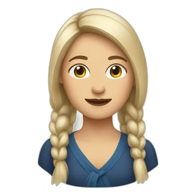 estonian woman sticker