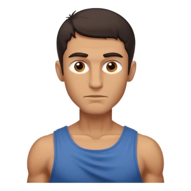 skinny ancient greek man sticker