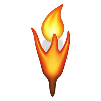 victory flame sticker