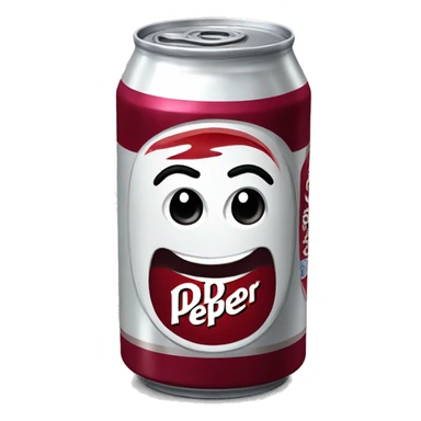 Dr pepper soda can sticker