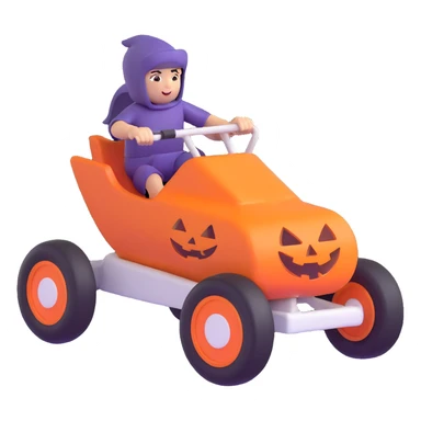 halloween race sticker