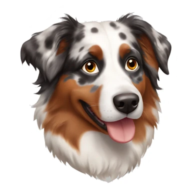 Red Merle Australian shepherd  sticker
