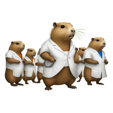 Capybara researcher 3.4 turn sticker