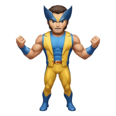 Wolverine from Deadpool & Wolverine movie sticker