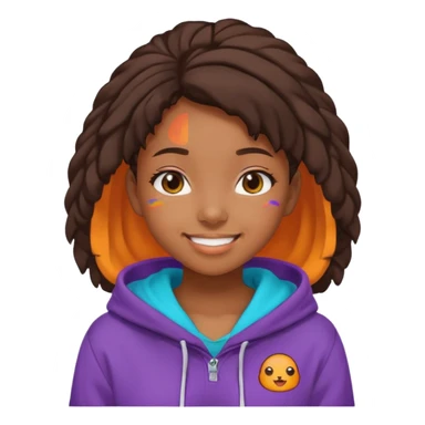 TWITCH EMOTES KAWAII BLACK GIRL sticker