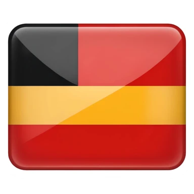 Flat Apple-style emoji of the German Empire flag sticker