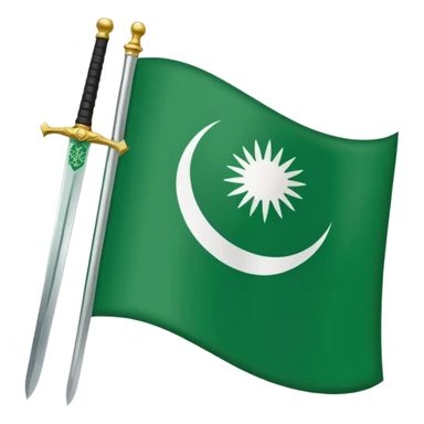 Saudi Arabia flag sticker