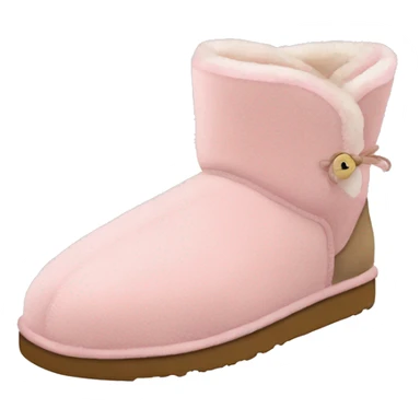 UGG slippers light pink  sticker