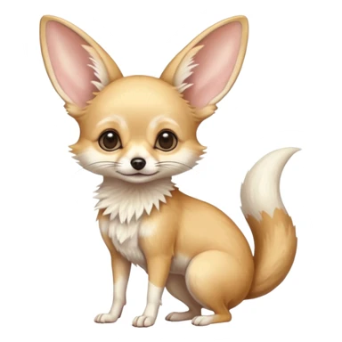 Fennec-Jerboa-Fox-chihuahua-hybrid, full body sticker