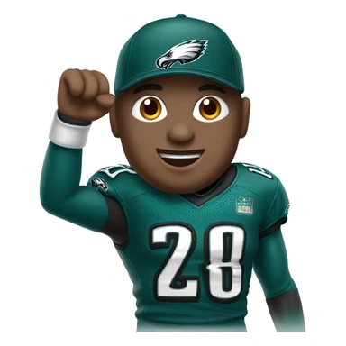 Philadelphia Eagles fan sticker