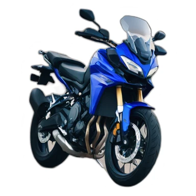 Yamaha tracer 7 icon performance blue and silver sticker