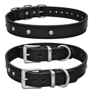 Leather collar engraved , dominance aesthetic sticker