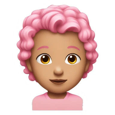 Baby pink hart sticker