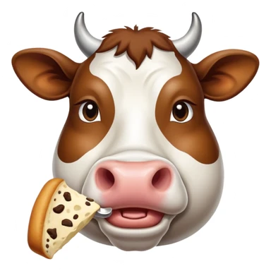 Kek yiyen inek sticker