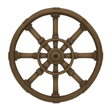 pirate boat wheel sticker
