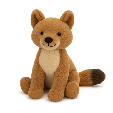 dhole jellycat stuffed plush sticker