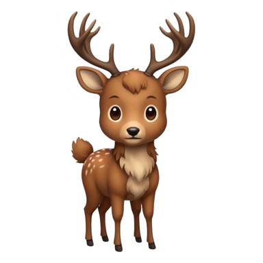 deer full  sticker