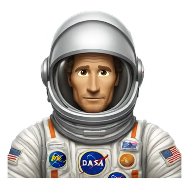 Matthew McConaughey spacesuit sticker