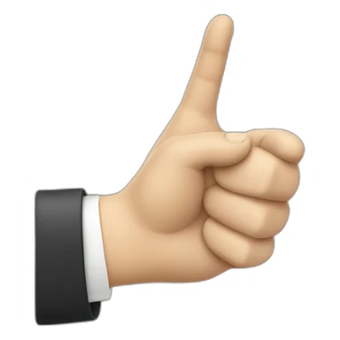 winston churchill hand pointing right sticker