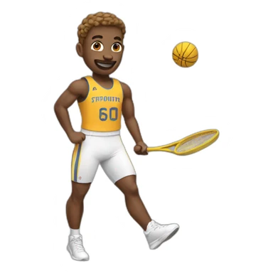 athlete with a discount sticker