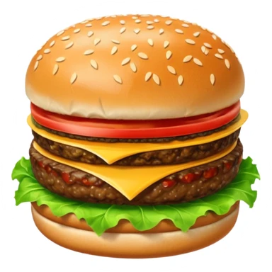 generate mea a hamburger sticker