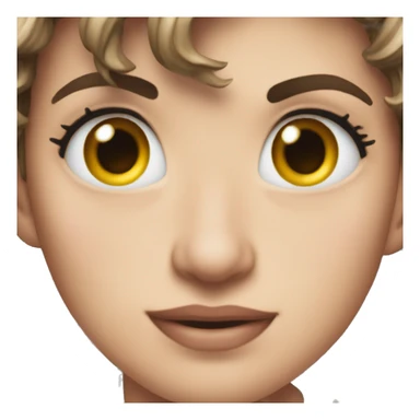 The 🤩 emoji but with ❄️ for eyes sticker