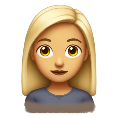 a girl side eye sticker