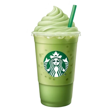 iced pastel green matcha coffee starbucks sticker