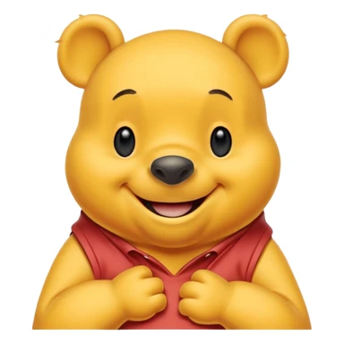Make a Winnie the pooh emoji sticker