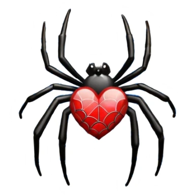 Make the I love u using spider web emoji 

 sticker