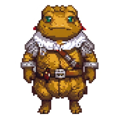 Geralt from The Witcher in a toad costume sticker