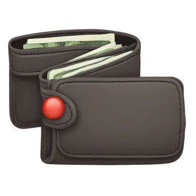 Empty open wallet sticker