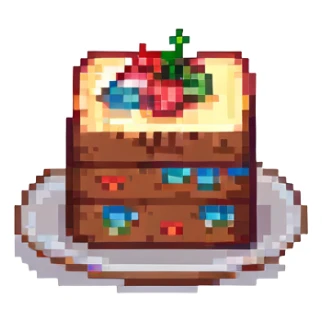 slice of cake sticker