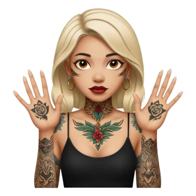 Women fingering  sticker