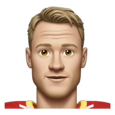 Jonathan Toews as rainbow beach bum sticker