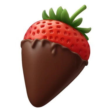 chocolate covered strawberry sticker