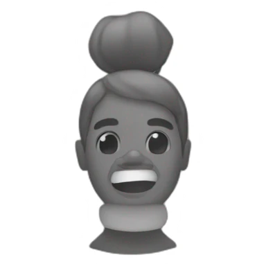 Black and white Épagneul français sticker