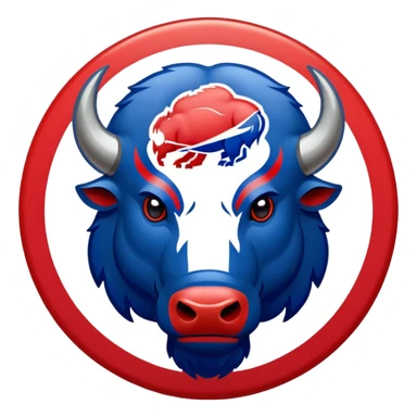 Buffalo bills logo sticker